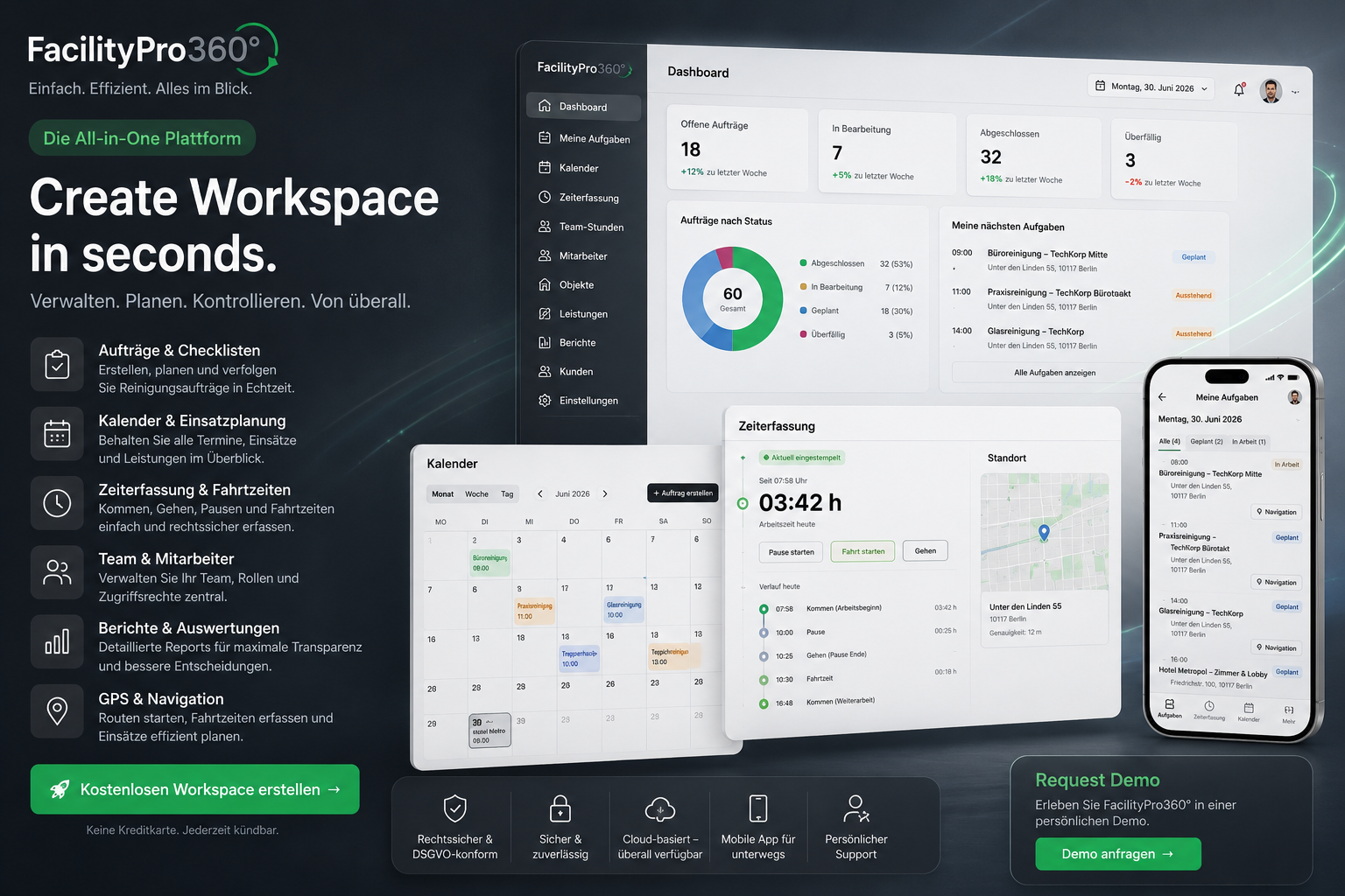 FacilityPro360 Dashboard